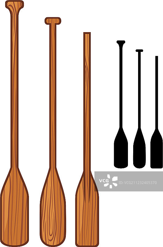 木制桨 - 运动船桨图片素材