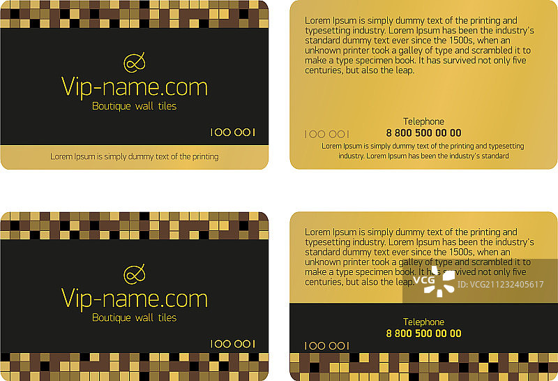 会员卡设计模板图片素材