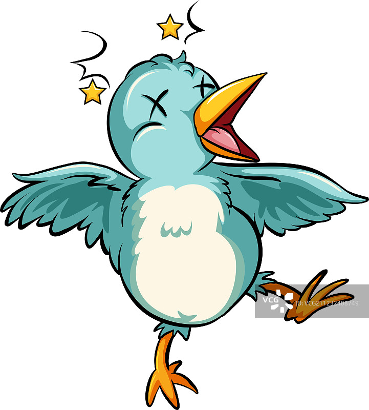 蓝色小鸟图片素材