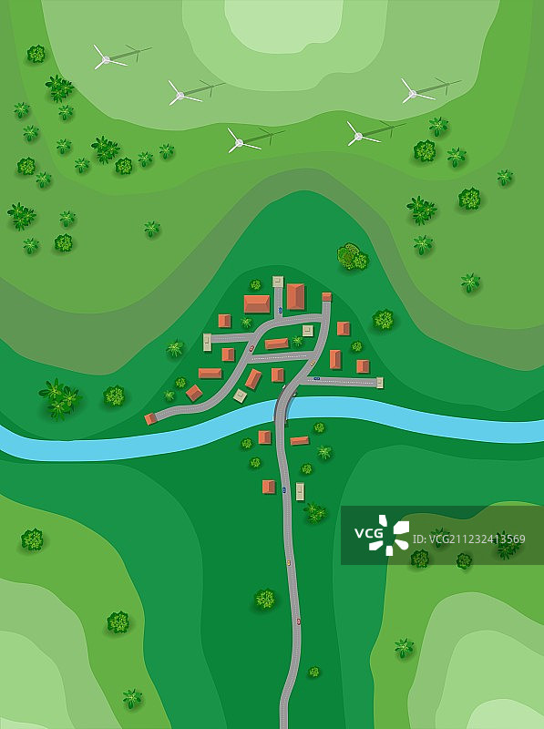 景观规划图图片素材