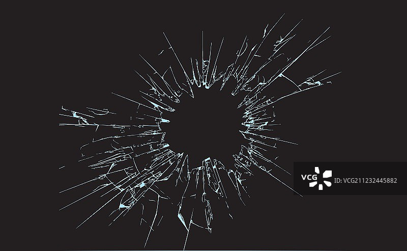 破碎的玻璃图片素材