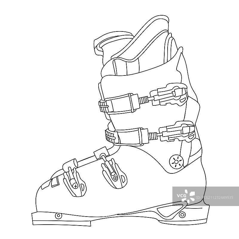 滑雪靴图片素材