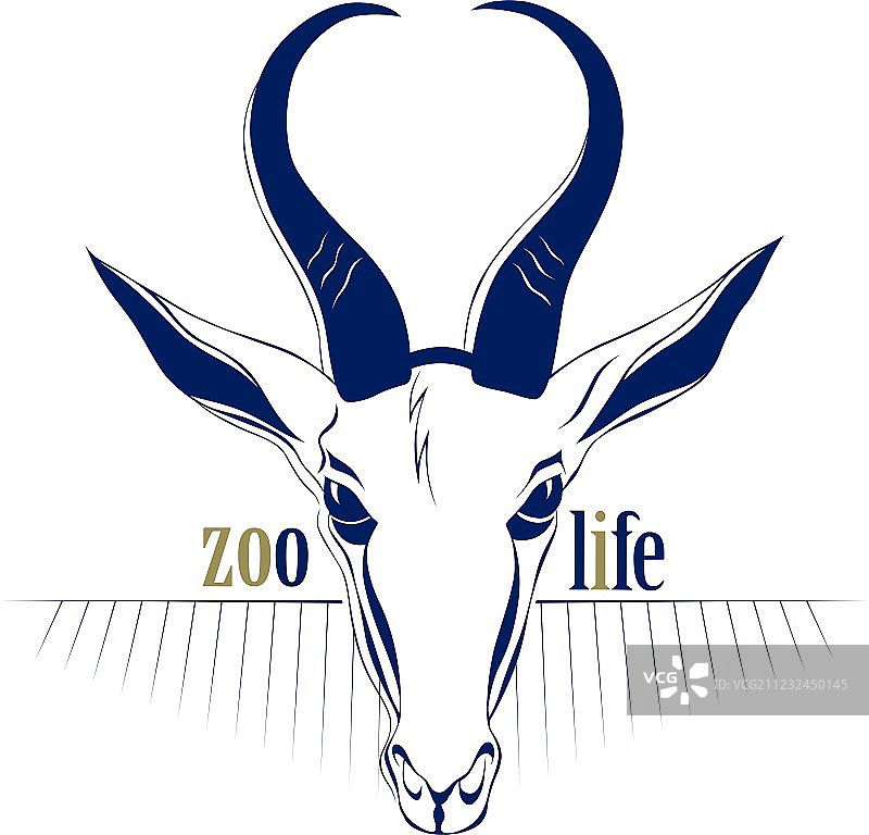 羚羊鹿头图标图片素材