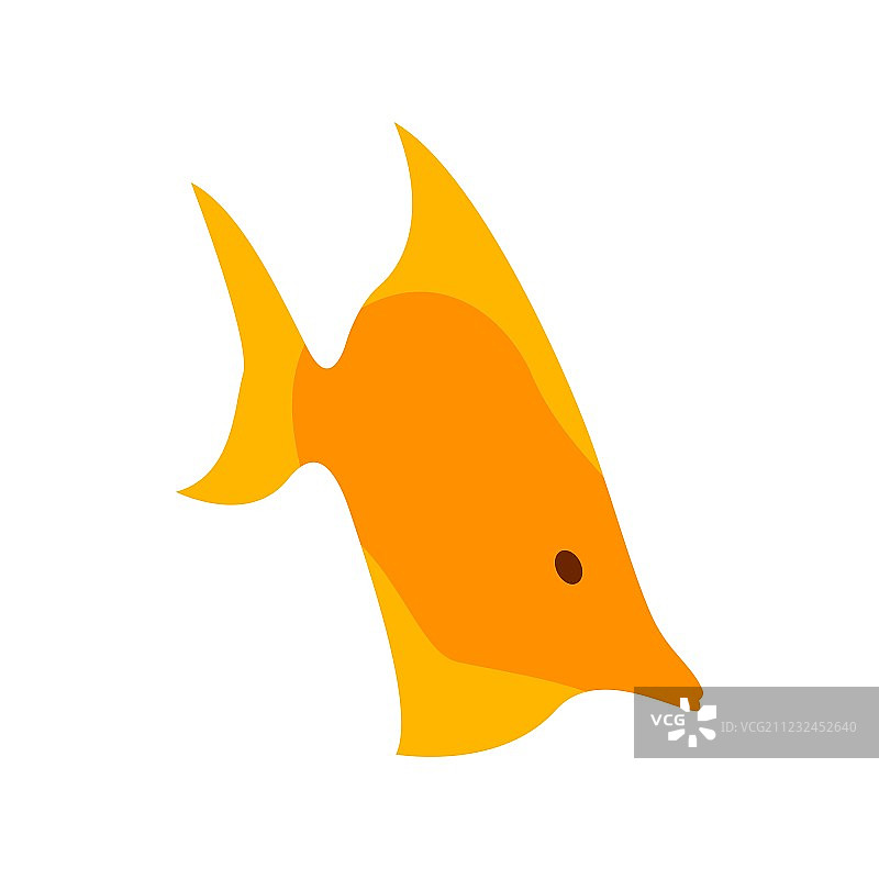 丝鲬鱼图标2.5D风格图片素材