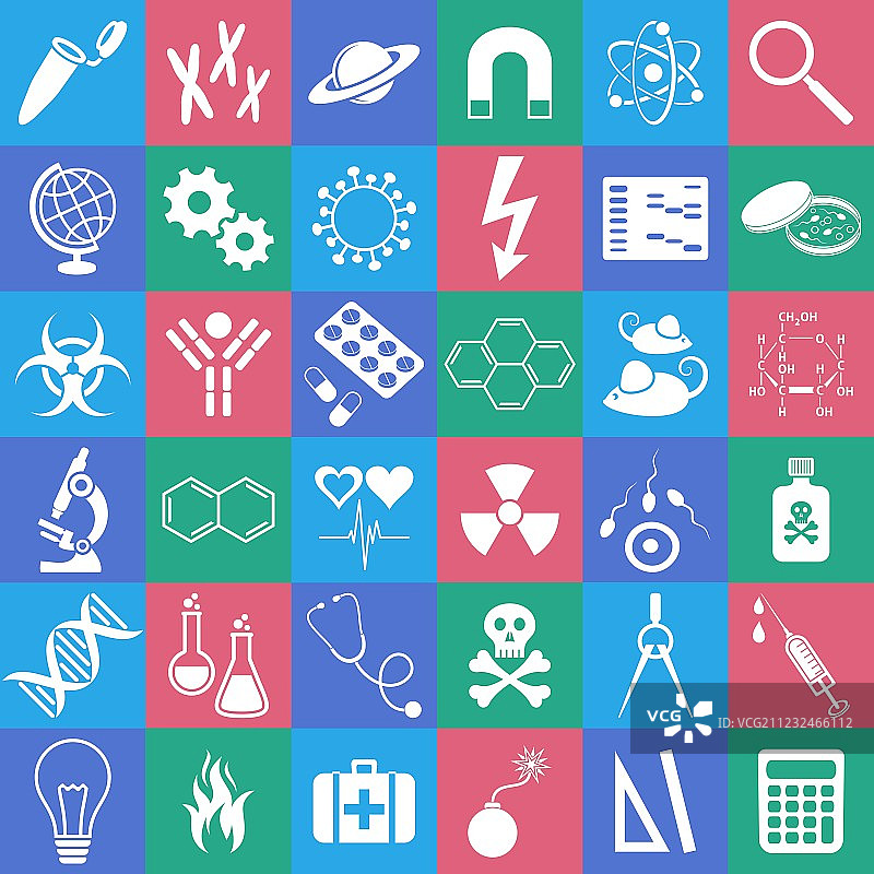 科学图标图片素材