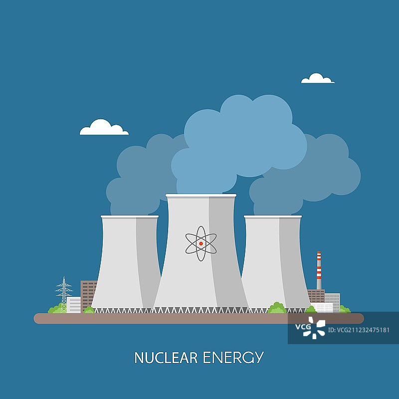 核电站和能源工业工厂图片素材