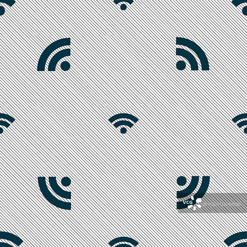 Wifi无线网络标志图片素材