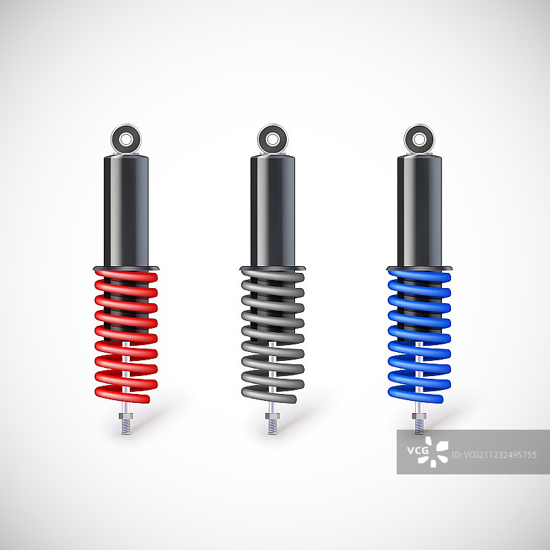 汽车减震器与弹簧图片素材