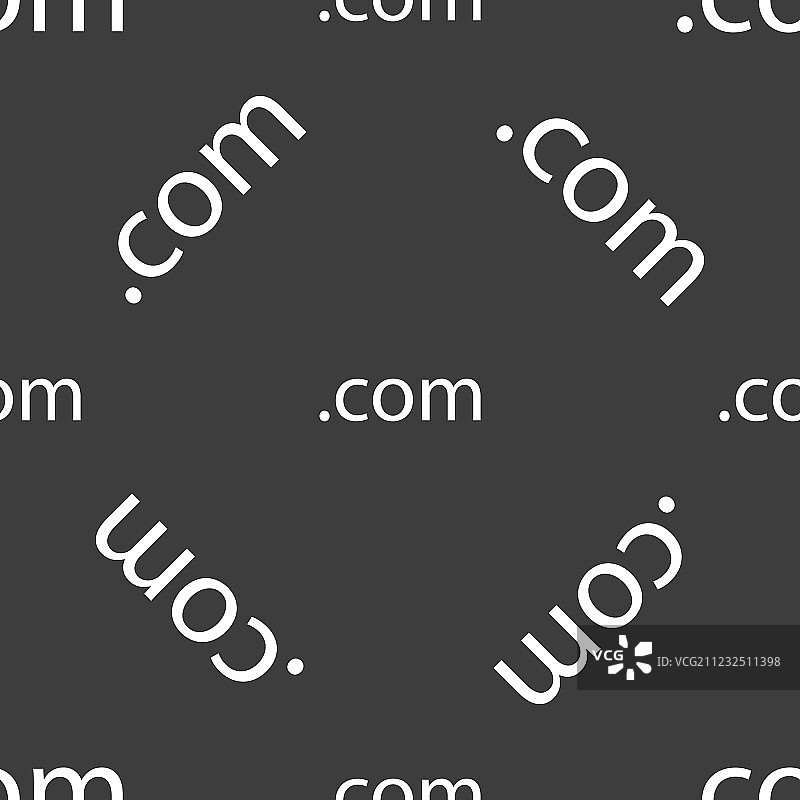 COM域名标志图标：顶级互联网域名图片素材