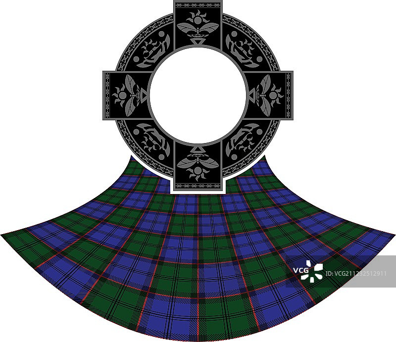 苏格兰凯尔特戒指图片素材