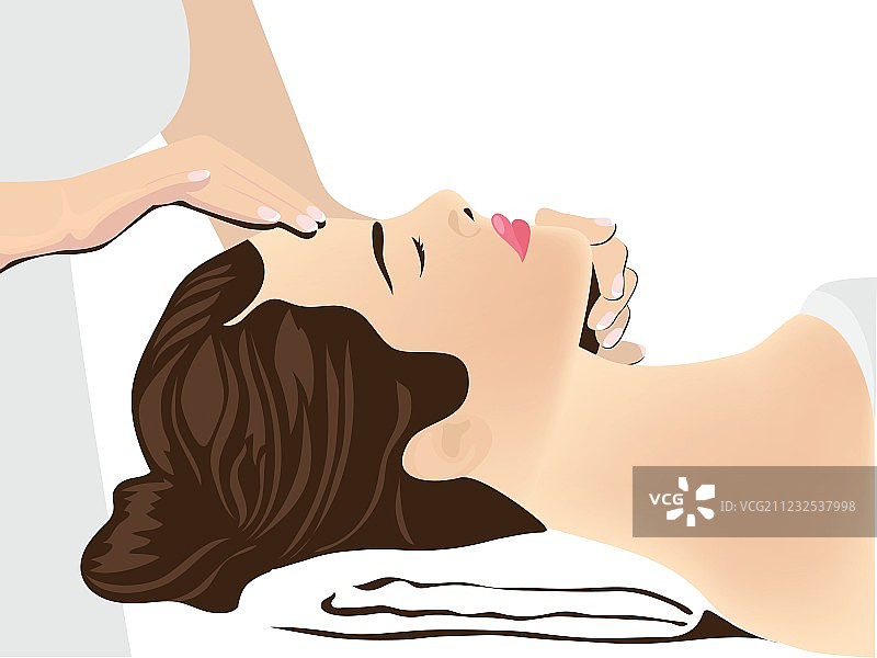 面部按摩图片素材