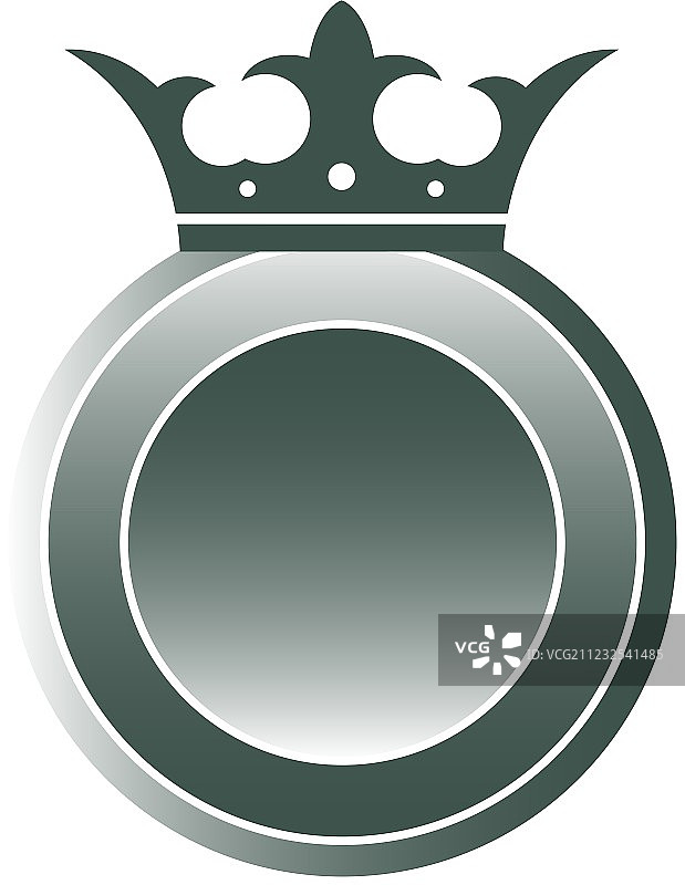 带皇冠的硬币-380x400图片素材