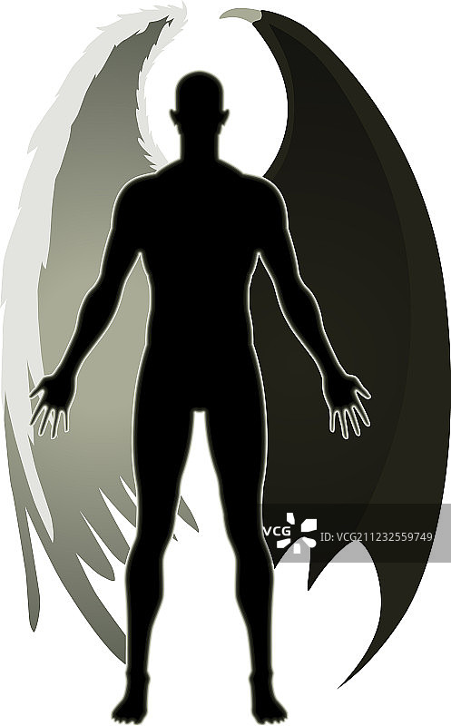 善与恶图片素材