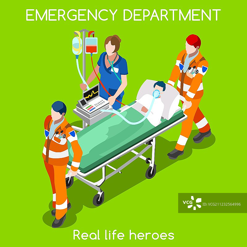 2.5D医院建筑图片素材