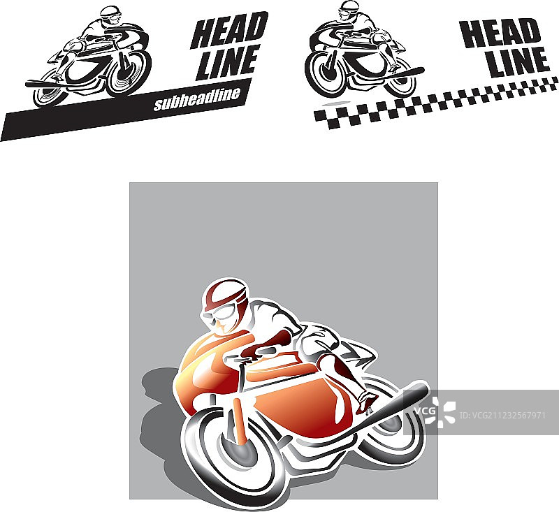 摩托车标志图片素材