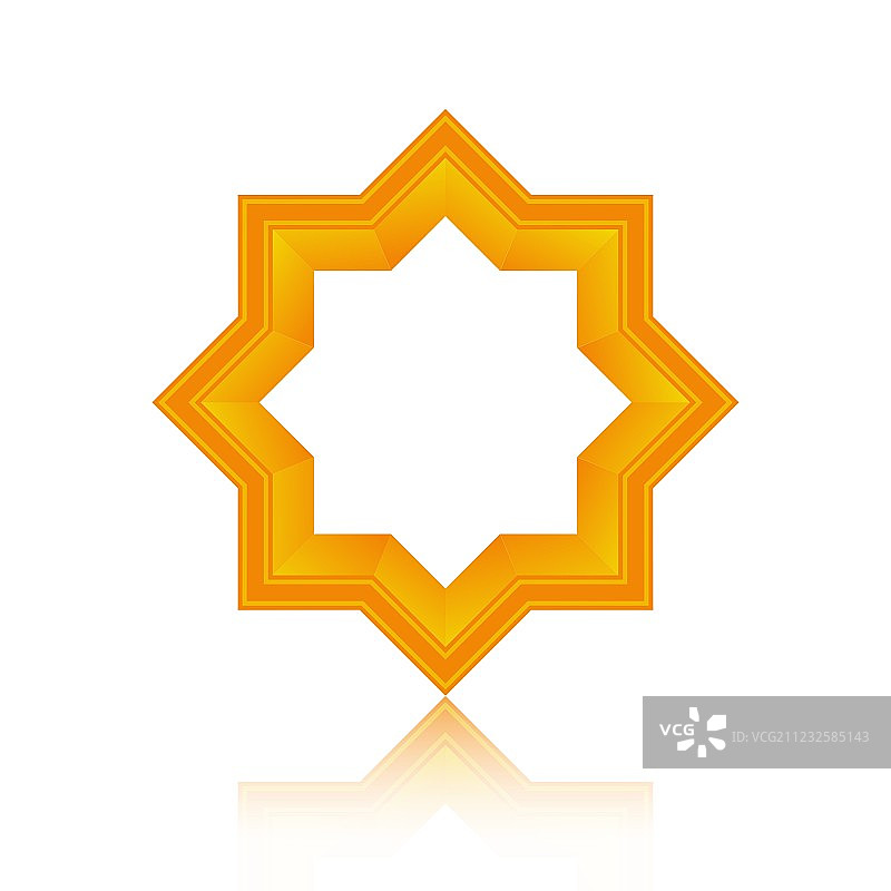 抽象对称几何图标图片素材