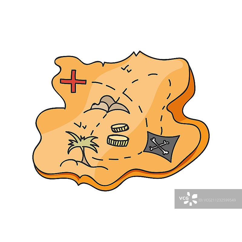 金银岛地图图片素材