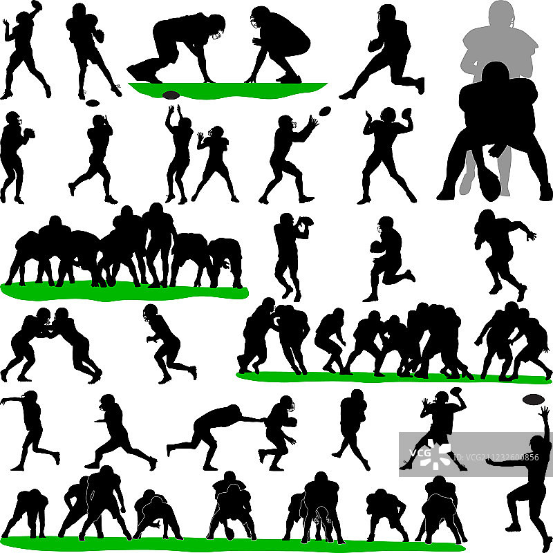 美国足球运动员图片素材