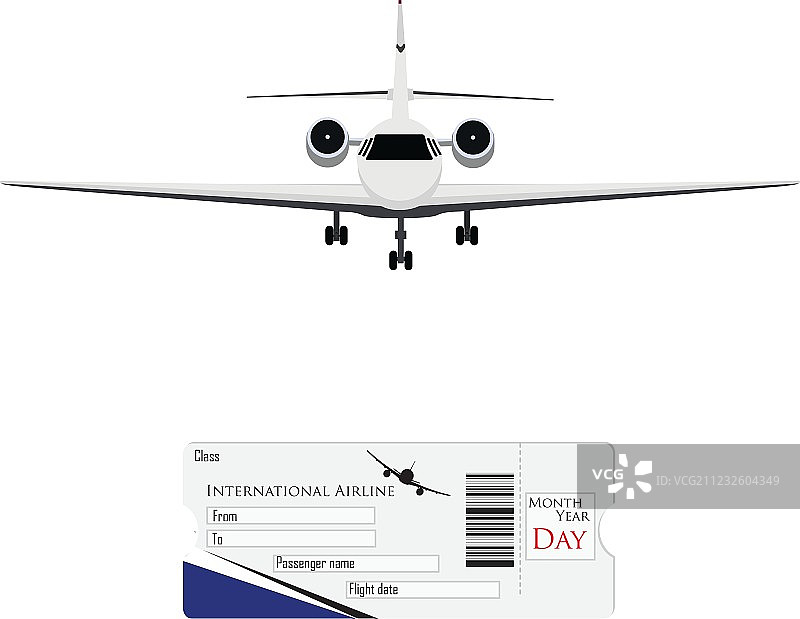 飞机票图片素材