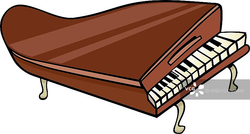 钢琴剪贴画卡通图片素材