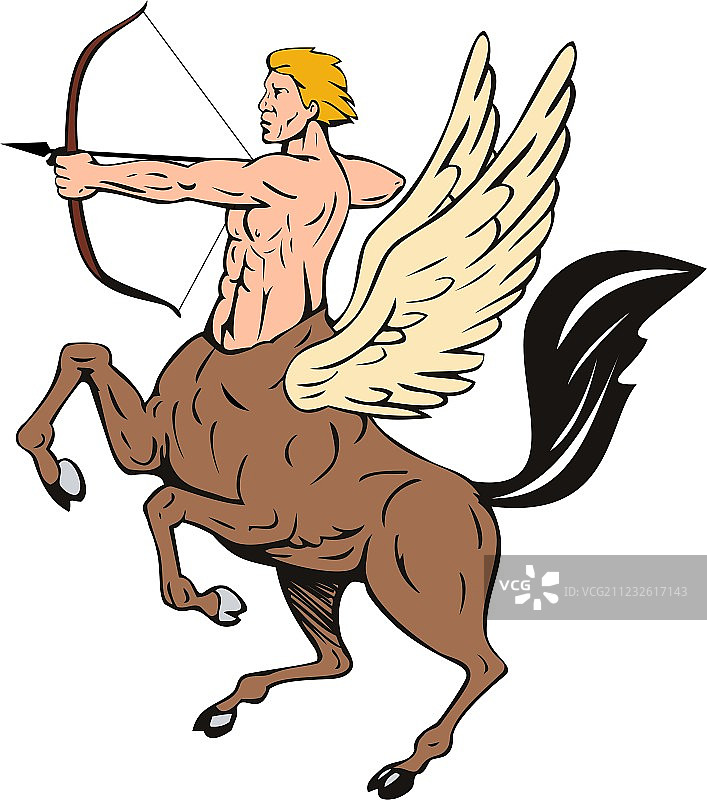 半人马弓箭射击图片素材