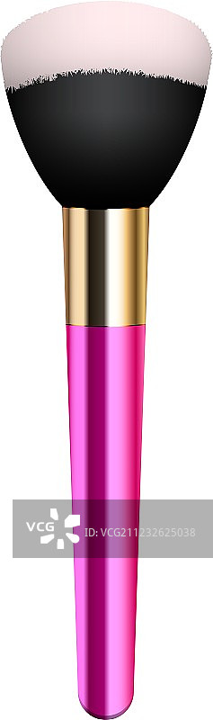 粉色化妆刷图片素材