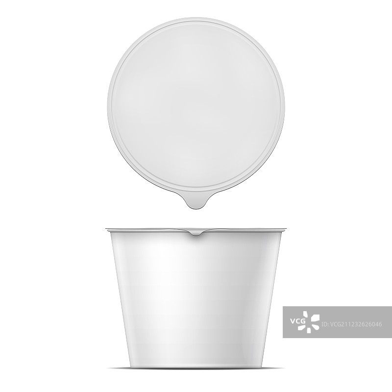 白色速食面碗模板图片素材