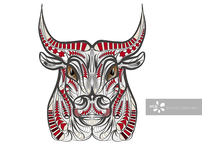 民族风牛图片素材