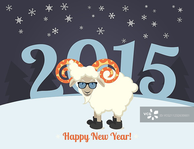 新年快乐贺卡设计图片素材