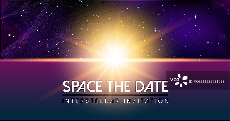 带有宇宙星系太阳行星的宇宙学图片素材