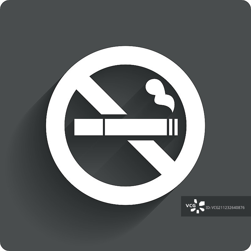 禁止吸烟标志和图标图片素材