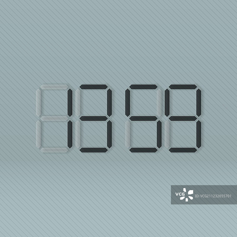 黑色数字时钟图片素材