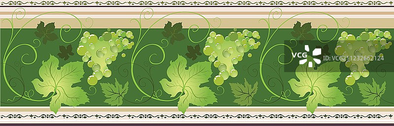 带有葡萄的边框图片素材
