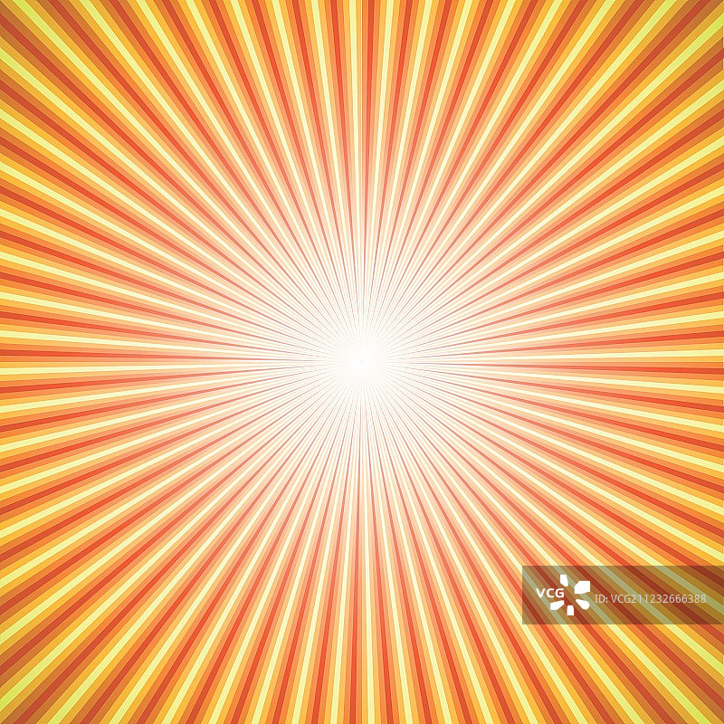橙色星芒图片素材