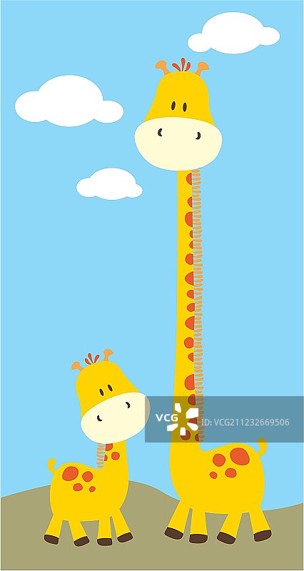 小长颈鹿图片素材