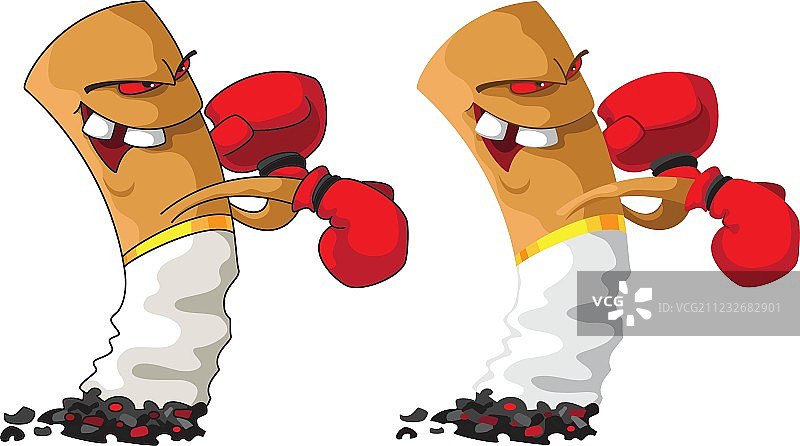 香烟拳击手套装图片素材