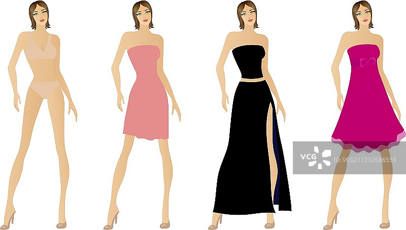 时尚套装图片素材