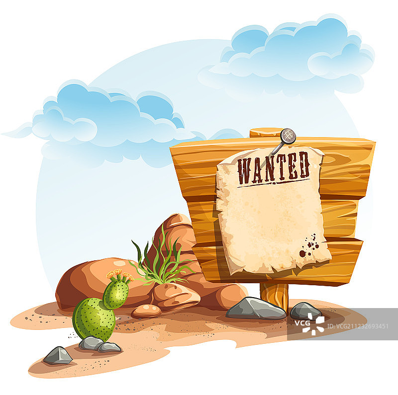 带有叶子图案的木制标牌图片素材