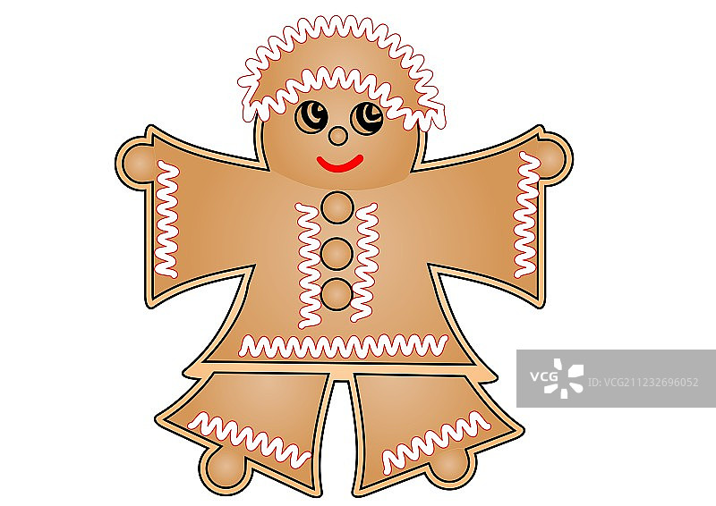 姜饼女人图片素材