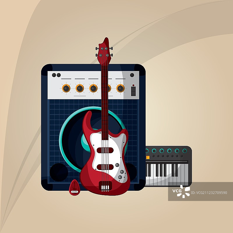 彩色音乐图标设计图片素材