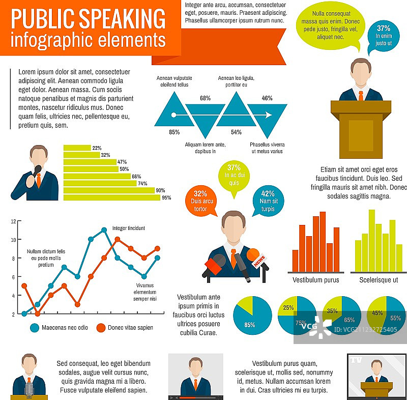 公开演讲信息图图片素材