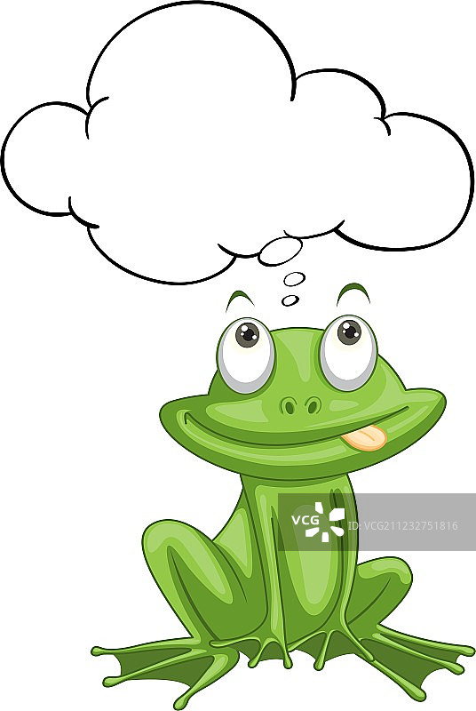 思考的青蛙图片素材