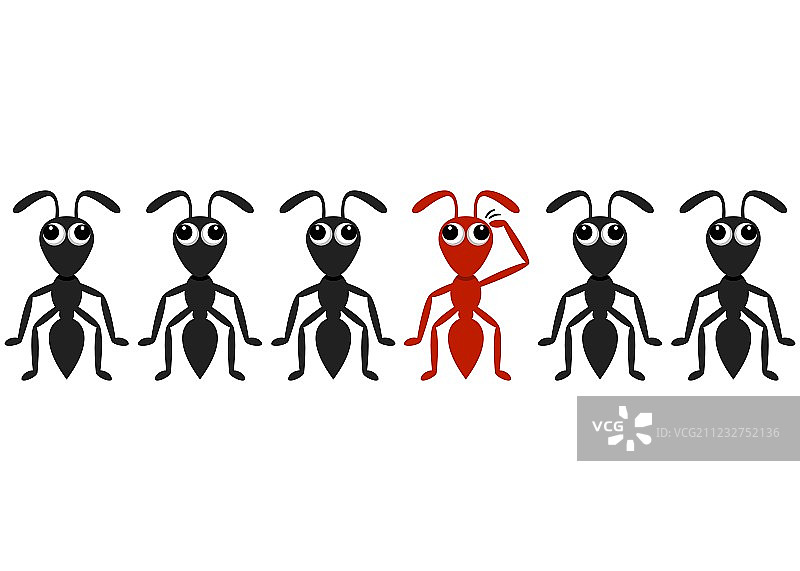 蚂蚁卡通角色图片素材