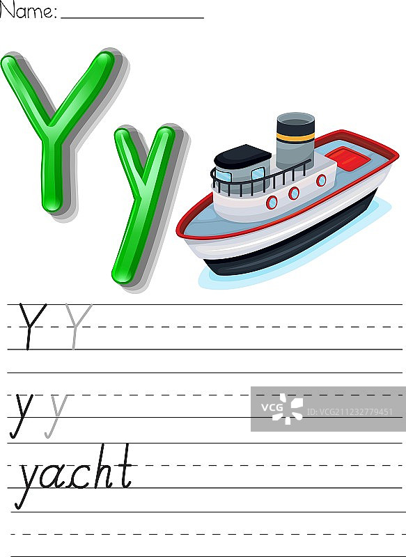 字母表练习表图片素材