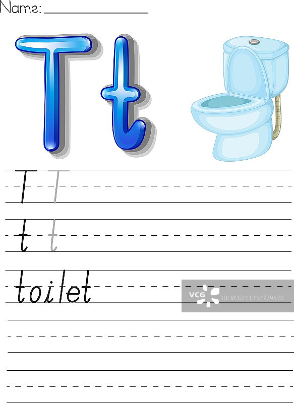 字母表练习表图片素材