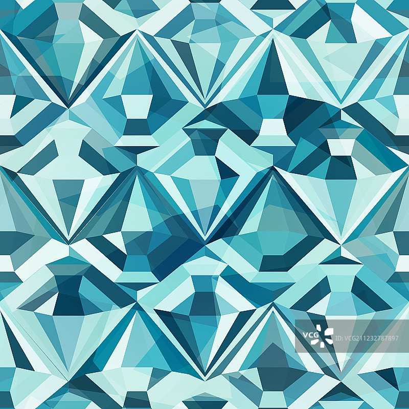 冷色钻石无缝图案图片素材