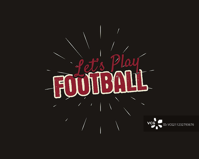 复古美式橄榄球和橄榄球标签标志图片素材