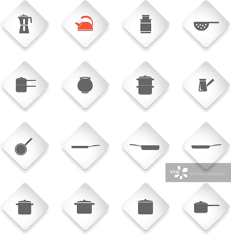 菜肴简约图标图片素材