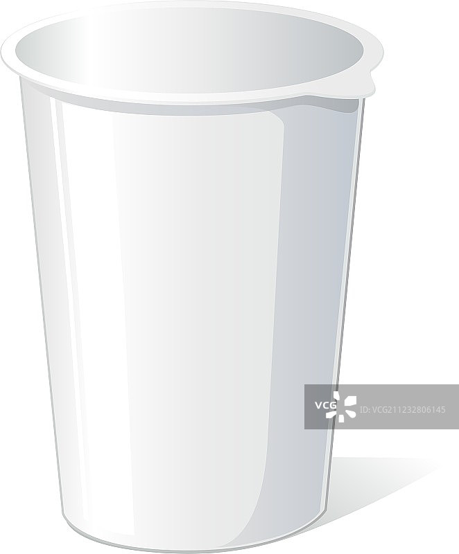 酸奶和绿草图片素材