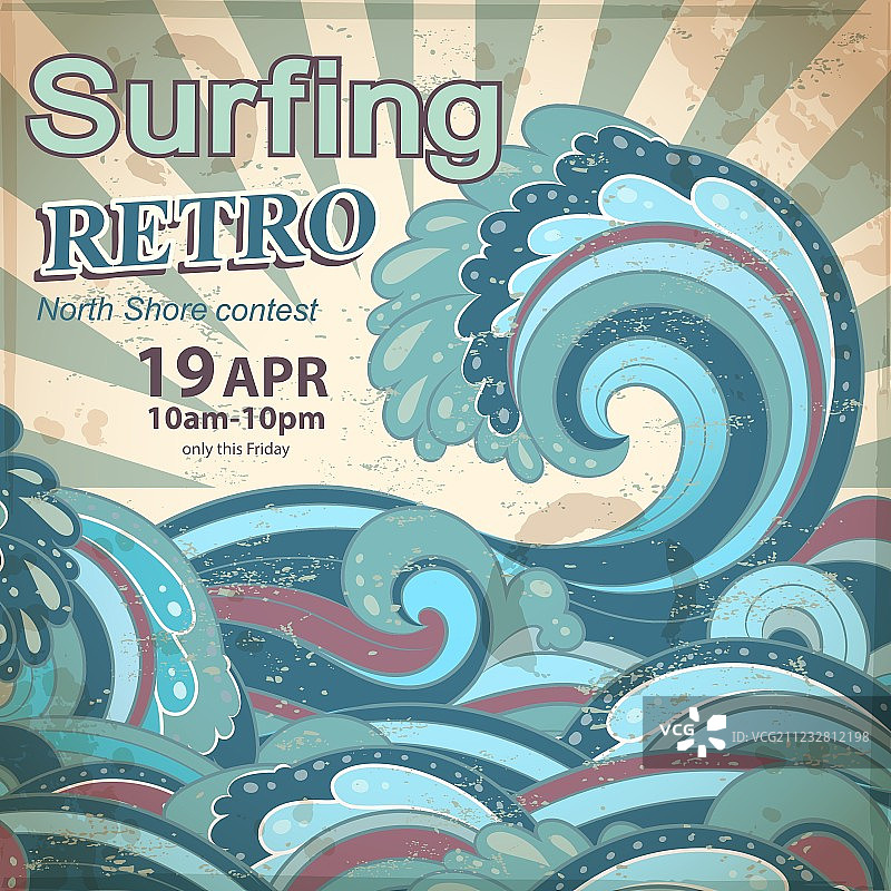 抽象波浪背景图片素材